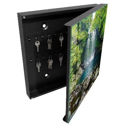 Natural waterfall Key box for wall