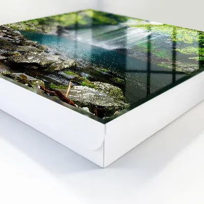Natural waterfall Key box for wall