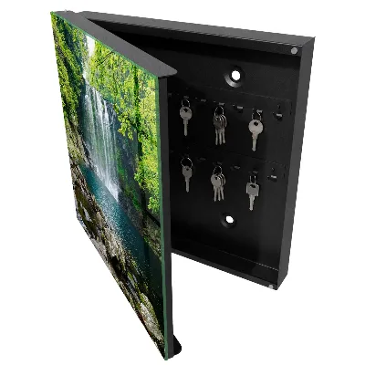 Natural waterfall Key box for wall