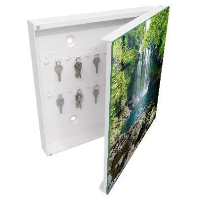 Natural waterfall Key box for wall