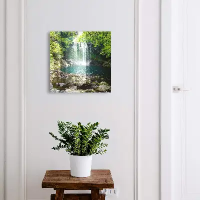 Natural waterfall Key box for wall