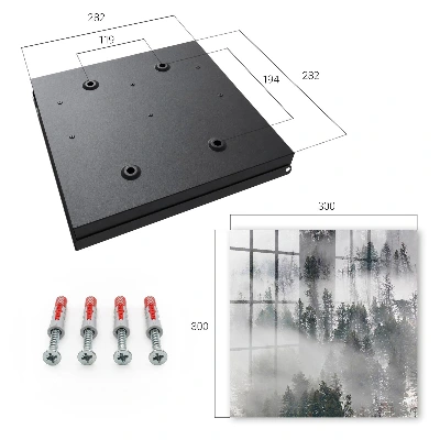 Misty green Wall mounted key box