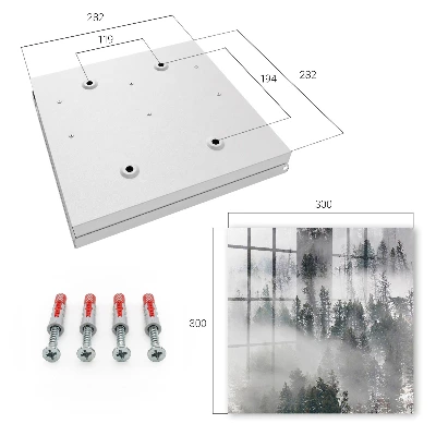 Misty green Wall mounted key box