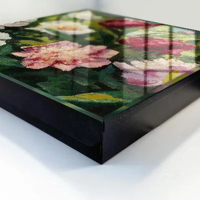 Colorful flowers Key cabinet