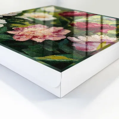 Colorful flowers Key cabinet