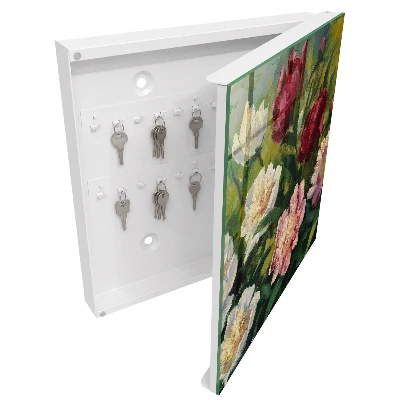 Colorful flowers Key cabinet