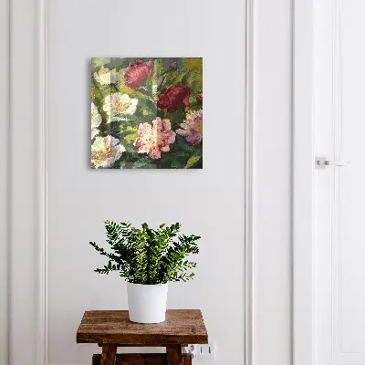 Colorful flowers Key cabinet
