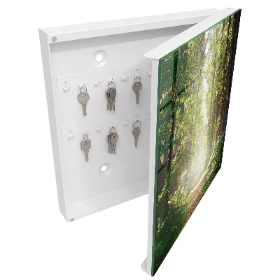 Forest landscape Key box for wall