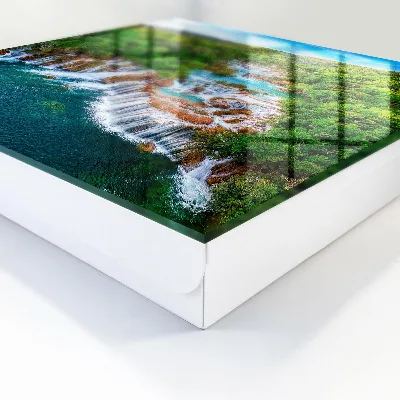 Nature waterfalls Key box for wall