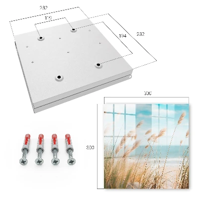 Summer beach Key box for wall