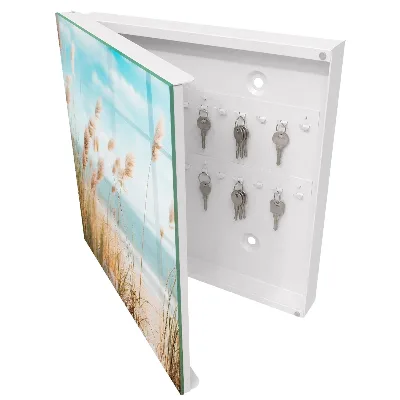Summer beach Key box for wall