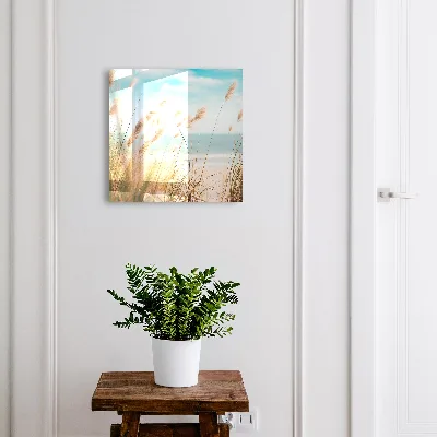 Summer beach Key box for wall
