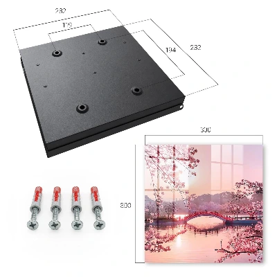 Spring bridge Wall mounted key box