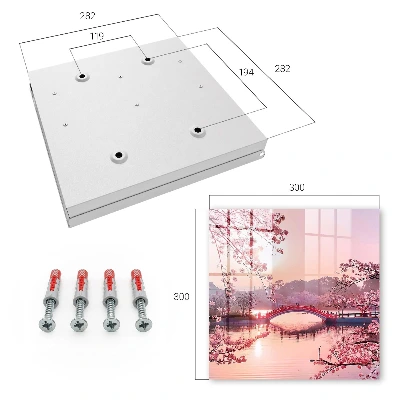 Spring bridge Wall mounted key box