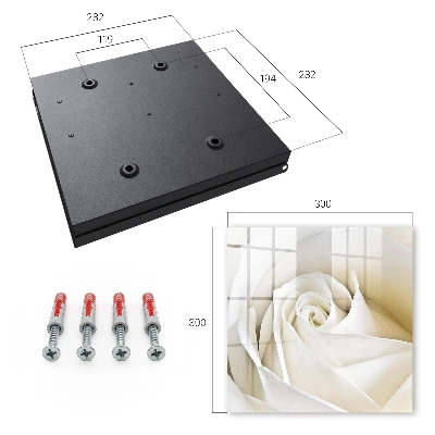 White rose Key cabinet