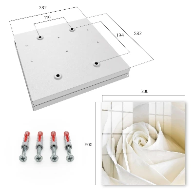 White rose Key cabinet