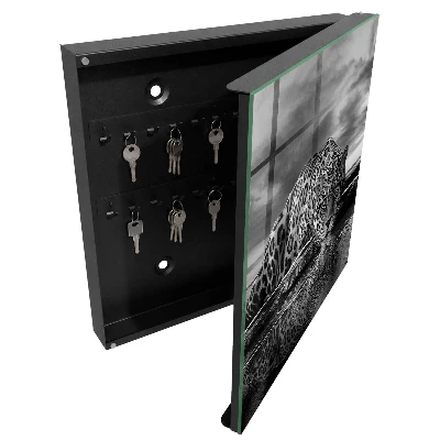 Jaguars in the water Key box for wall