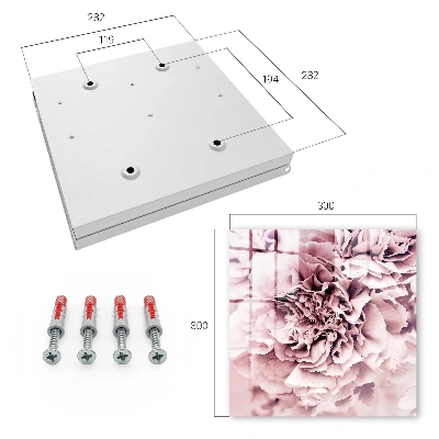 Pink flower Key cabinet