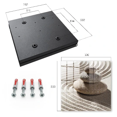 Zen composition Wall mounted key box