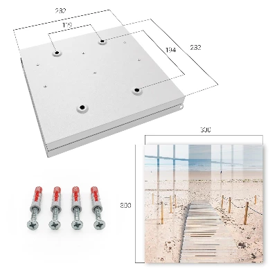 Sea beach Wall mounted key box