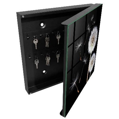 Delicate dandelions Wall mounted key box