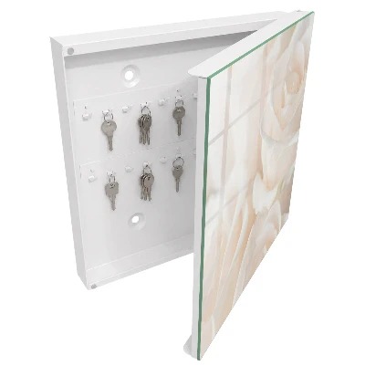 Cream roses Key cabinet