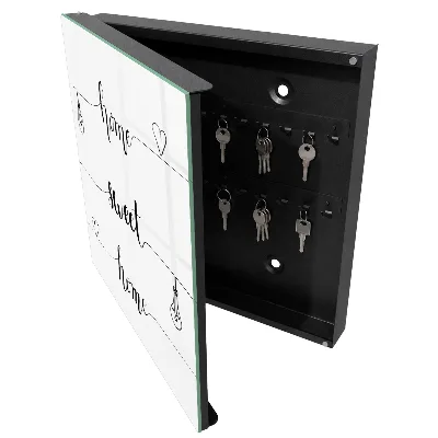 Home sweet home Key box for wall