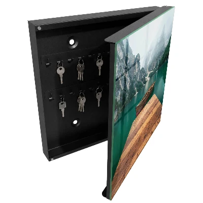 Mountain lake Wall mounted key box
