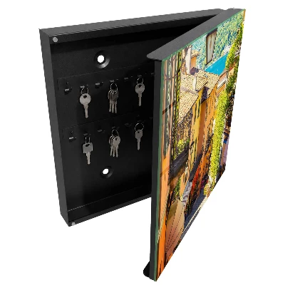 Colorful town Key cabinet