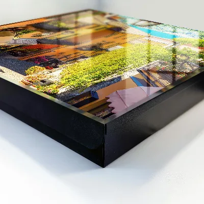 Colorful town Key cabinet