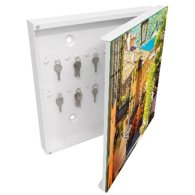 Colorful town Key cabinet