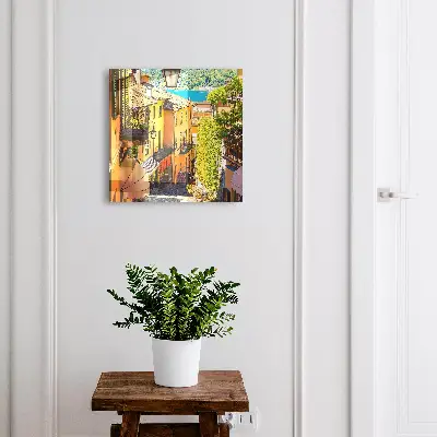 Colorful town Key cabinet