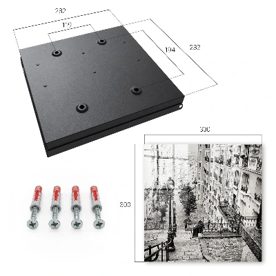 City charm Key box for wall