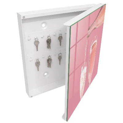 Champagne glasses Wall mounted key box