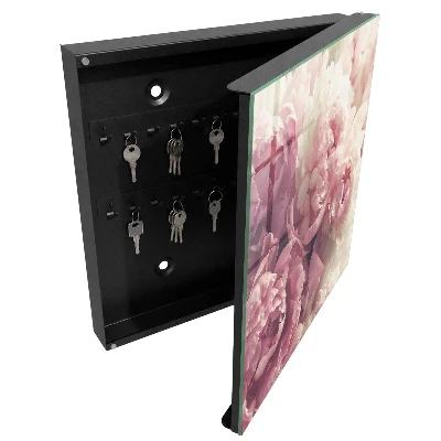 Peony flowers Key cabinet