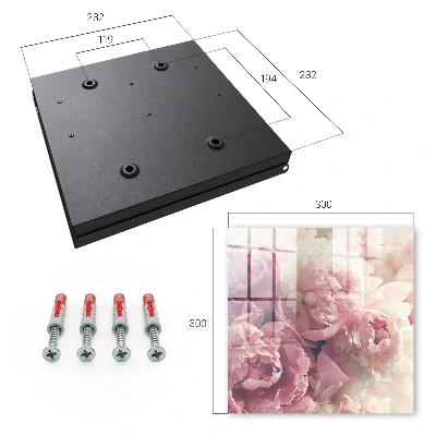 Peony flowers Key cabinet