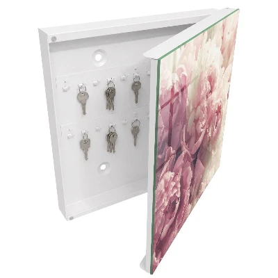 Peony flowers Key cabinet