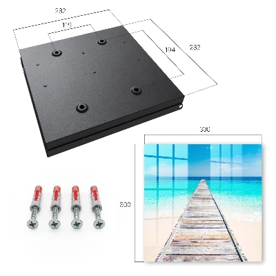 Sea harbor Key box for wall