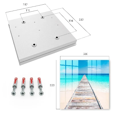 Sea harbor Key box for wall