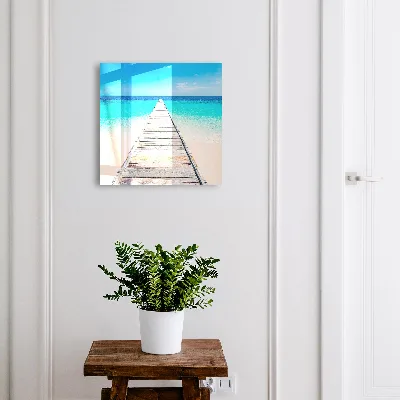 Sea harbor Key box for wall