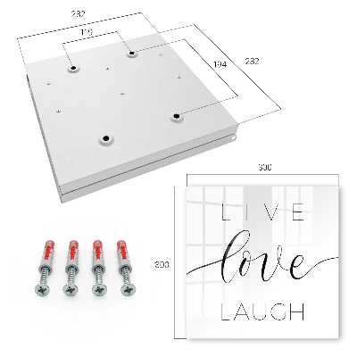 Motivational quotes Wall mounted key box
