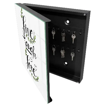 Positive typography Key cabinet