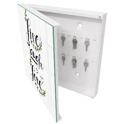 Positive typography Key cabinet