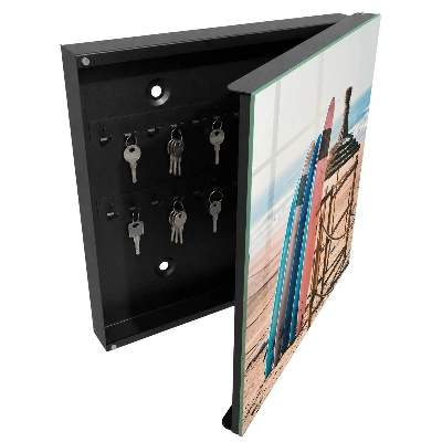 Beach surfboards Wall mounted key box