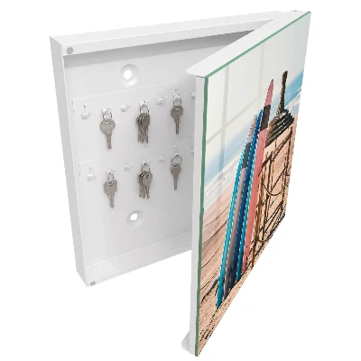 Beach surfboards Wall mounted key box