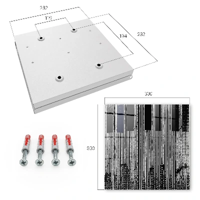 Geometric lines Wall mounted key box