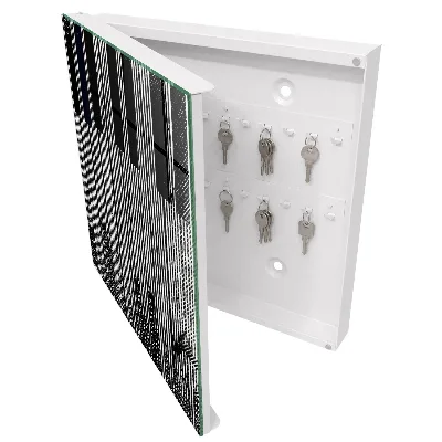 Geometric lines Wall mounted key box