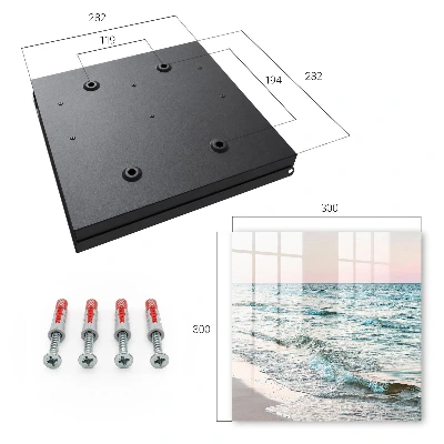 Sea waves Wall mounted key box