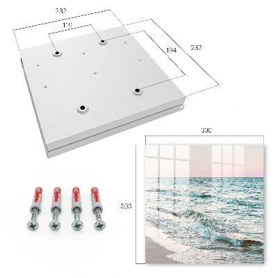 Sea waves Wall mounted key box