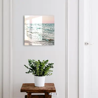 Sea waves Wall mounted key box